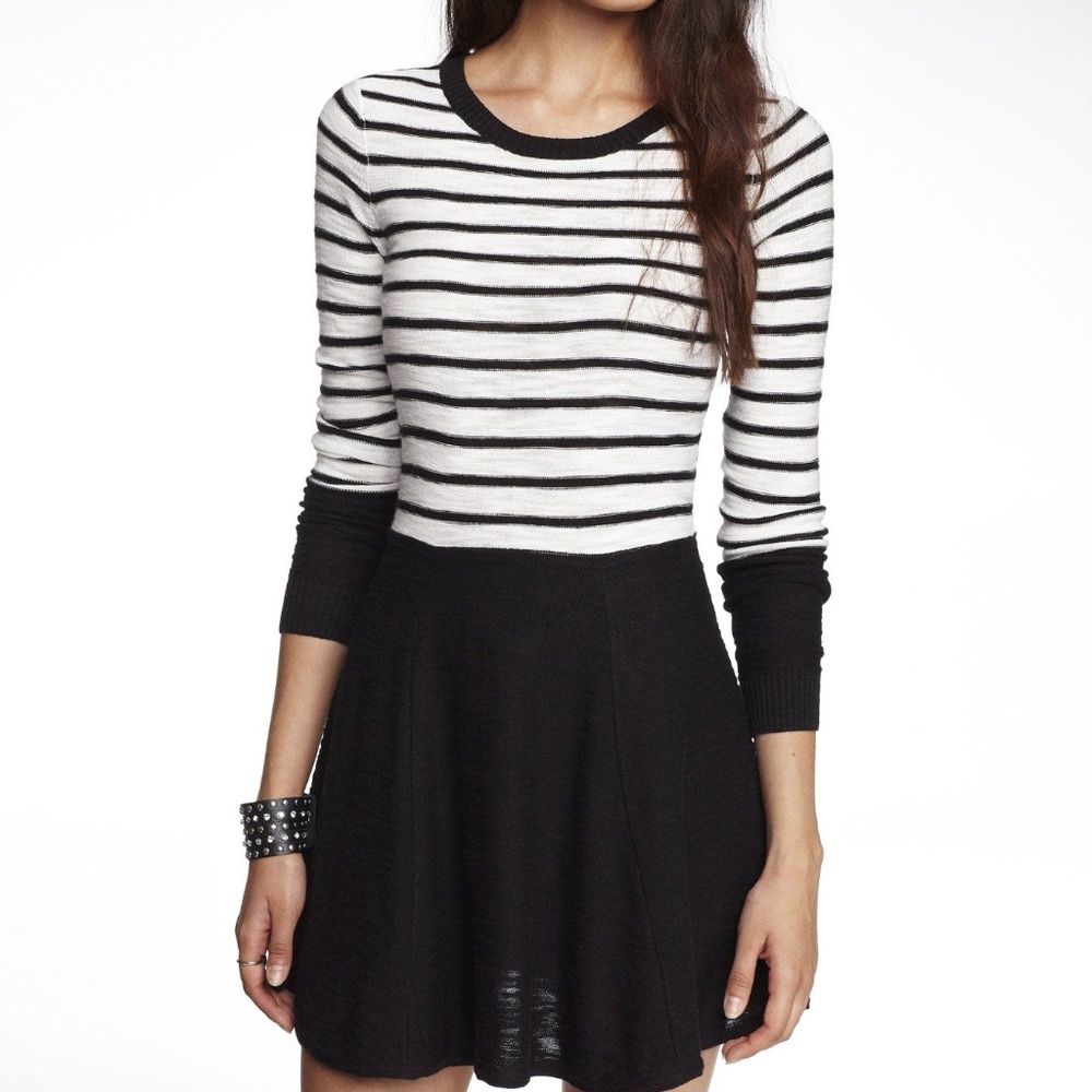 Express Striped Sweater Dress Bundle